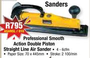 Professional Smooth Action Double Piston Straight Line Air Sander ASANSL/010