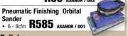 Pneumatic Finishing Orbital Sander 6-8Cfm ASANOR/001