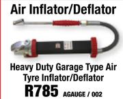 Heavy Duty Garage Type Air Tyre Inflator/Deflator AGAUGE/002