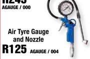 Air Tyre Gauge And Nozzle AGAUGE/004