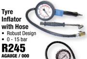 Air Tyre Inflator With Hose AGAUGE/000