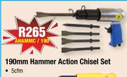 190mm 5cfm Hammer Action Chisel Set AHAMMC/190