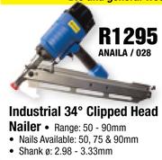 Industrial 34 Degree Clipped Head Nailer ANAILA/028