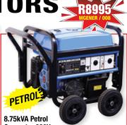 Macafric 12.5kVA Petrol Portable Generator 380V Air Cooled/Fan MGENER/011