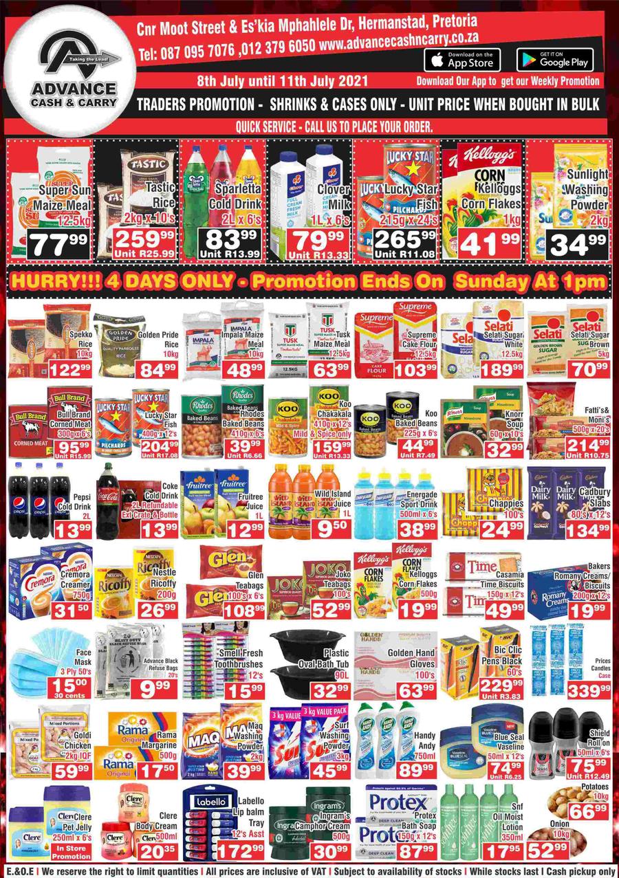 Advance Cah And Carry (08 July 11 July 2021) — m.guzzle.co.za