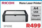 Ricoh Mono Laser Printer SP100E