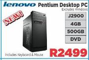 Lenovo Pentium Desktop PC J2900