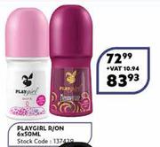 Playgirl Roll On-6 x 50ml
