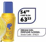 Dream Girl Perfume-3 x 100ml