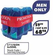 Shower To Shower Roll On-6 x 50ml