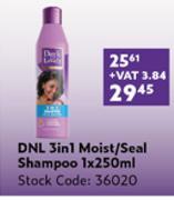 DNL 3 In 1 Moist/Seal Shampoo-1 x 250ml