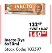Inecto Dye-6 x 50ml