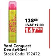 Yard Conquest Deo-6 x 90ml