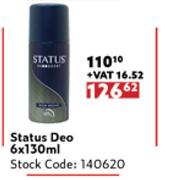 Status Deo-6 x 130ml