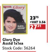 Glory Dye Assorted-1 x 1 Each