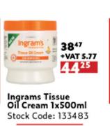 Ingrams Tissue Oil Cream-1 x 500ml