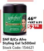 SNF B/Co Afro Styling Gel-1 x 500ml