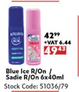 Blue Ice R/On Sadie R/On-6 x 40ml