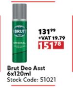 Brut Deo Assorted-6 x 120ml