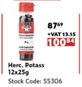 Herc Potass-12 x 25g