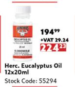 Herc Eucalyptus Oil-12 x 20ml