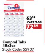 Compral Tabs-48 x 2s