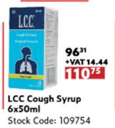 LCC Cough Syrup-6 x 50ml