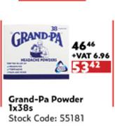 Grandpa Powder-1 x 38s
