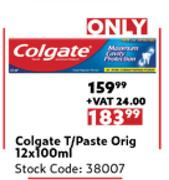 Colgate T/Paste Original-12 x 100ml