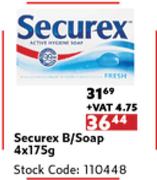 Securex B/Soap-4 x 175g