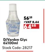 D/Varden Glyc-6 x 100ml