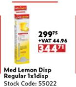 Med Lemon Disp Regular-1 x 1