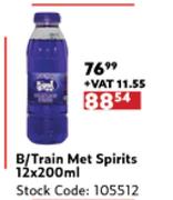 B/Train Met Spirits-12x200ml