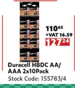 Duracell HBDC AA/AAA-2x10 Pack