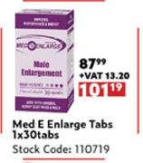 Med E Enlarge Tabs-1x30 Tabs