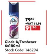 Glade A/Freshener-6x180ml