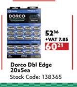 Dorco Dbl Edge-20x5 Each