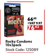 Rocky Condoms-10x3 Pack