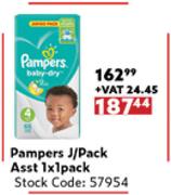 Pampers J/Pack Assorted-1x1 Pack