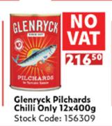 Glenryck Pilchards Chilli Only-12 x 400g