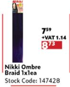 Nikki Ombre Braid-1 x 1 Each