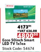 Ecco 50 Inch Smart LED TV-1 x 1 Each