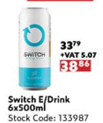 Switch E/Drink-6 x 500ml