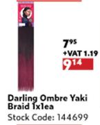 Darling Ombre Yaki Braid-1 x 1 Each