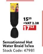 Sensational Hot Water Braid-1 x 1 Each