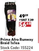 Prima Afro Runway Braid-1 x 1 Each