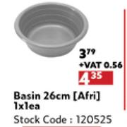 Basin 26cm (Afri)-1 x 1 Each