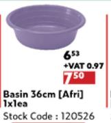 Basin 36cm (Afri)-1 x 1 Each