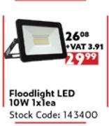 Floodlight LED 10W-1 x 1 Each