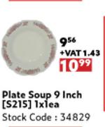 Plate Soup 9 Inch S215-1 x 1 Each
